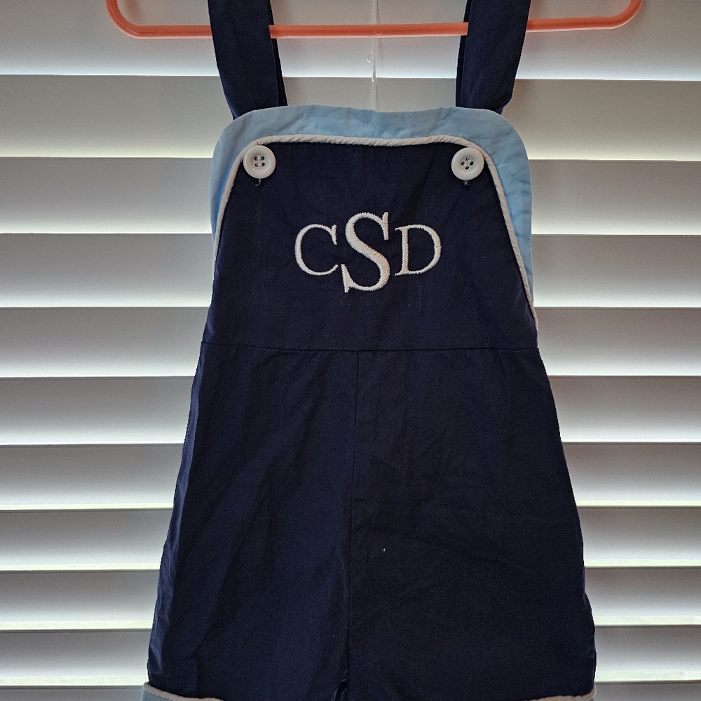 Boy's Romper with CDS initials